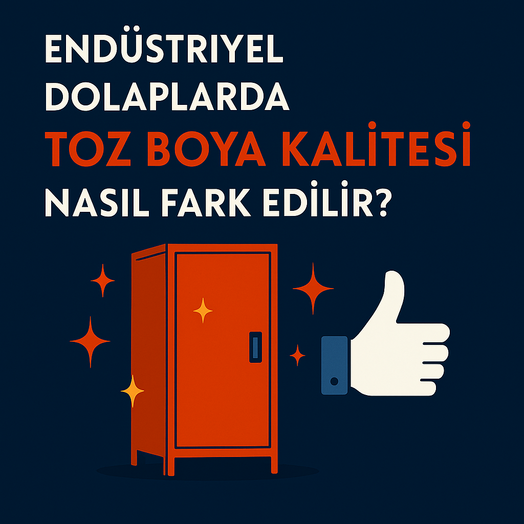 Endüstriyel Dolaplarda Toz Boya Kalitesi Nasıl Fark Edilir?