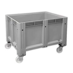 DP.210.100.11 Kapalı Tip Tekerlekli Plastik Konteyner Kasa