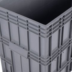 DP.210.100.12 Kapalı Tip Tekerlekli Plastik Konteyner Kasa