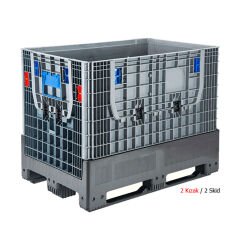 DP.210.100.06 Katlanır Plastik Konteyner Kasa