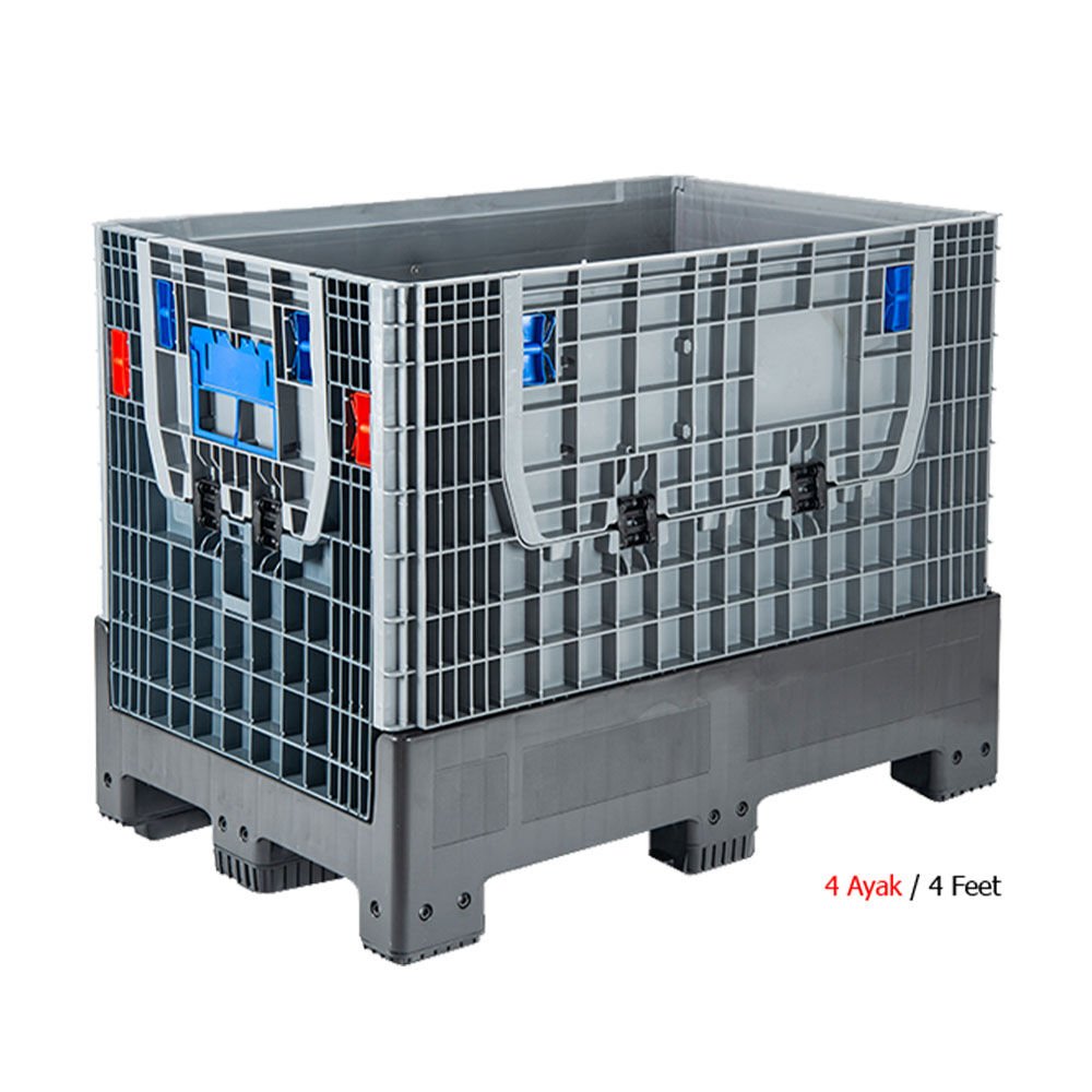 DP.210.100.07 Katlanır Plastik Konteyner Kasa