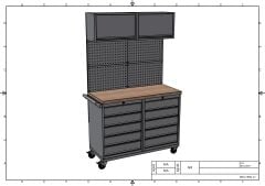 DP.95.100.06 Tezgah Tipi Takım Arabası