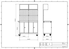 DP.95.100.12 Tezgah Tipi Takım Arabası