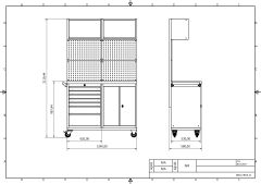 DP.95.100.18 Tezgah Tipi Takım Arabası