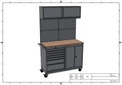 DP.95.100.18 Tezgah Tipi Takım Arabası