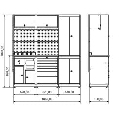 DP.35.100.02 Modüler Çalışma Tezgahı