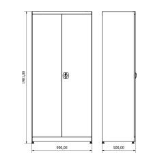 DP.120.100.22 Malzeme Dolabı