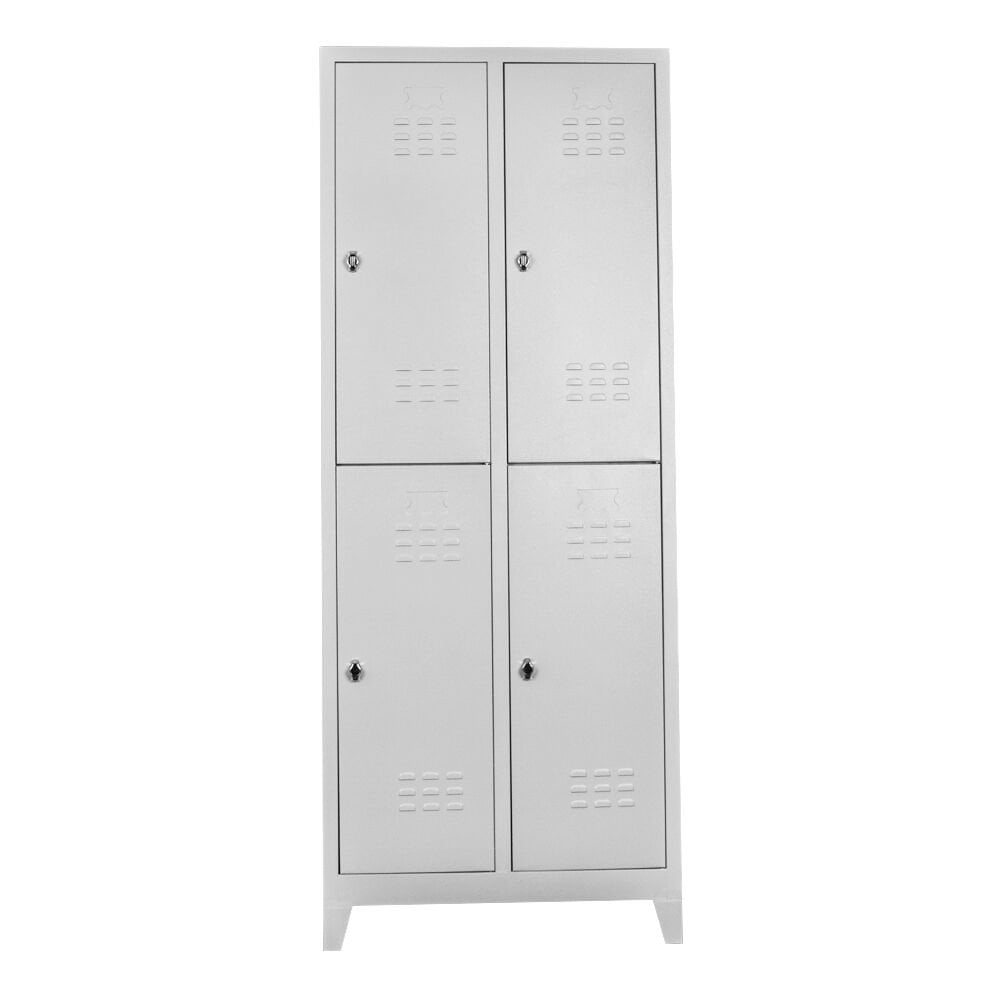 DP.40.100.13 Dörtlü Plus Personel Soyunma Dolabı Gri