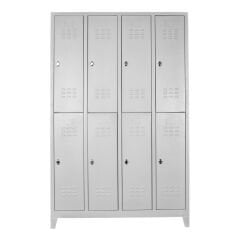 DP.40.100.37 Sekizli Standart Personel Soyunma Dolabı Gri