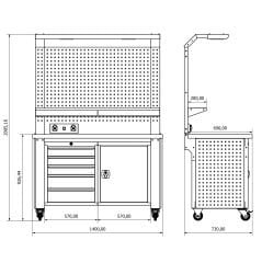 DP.15.100.65 Plus Çalışma Tezgahı