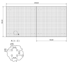 DP.45.100.81 Delikli Takım Asma Pano Seti