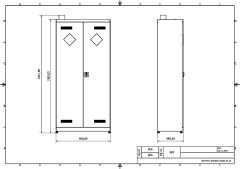 DP.65.100.01 Kimyasal Malzeme Dolabı