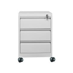 DP.70.100.03 Üç Çekmeceli Tekerlekli Keson Gri