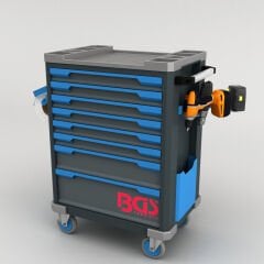 DP.95.100.01 7 Çekmece (206 Parça İç Set İzeltaş) Pro Takım Arabası