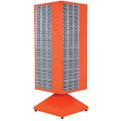 DP.205.100.17 Plastik Çekmeceli Döner Metal Dolap