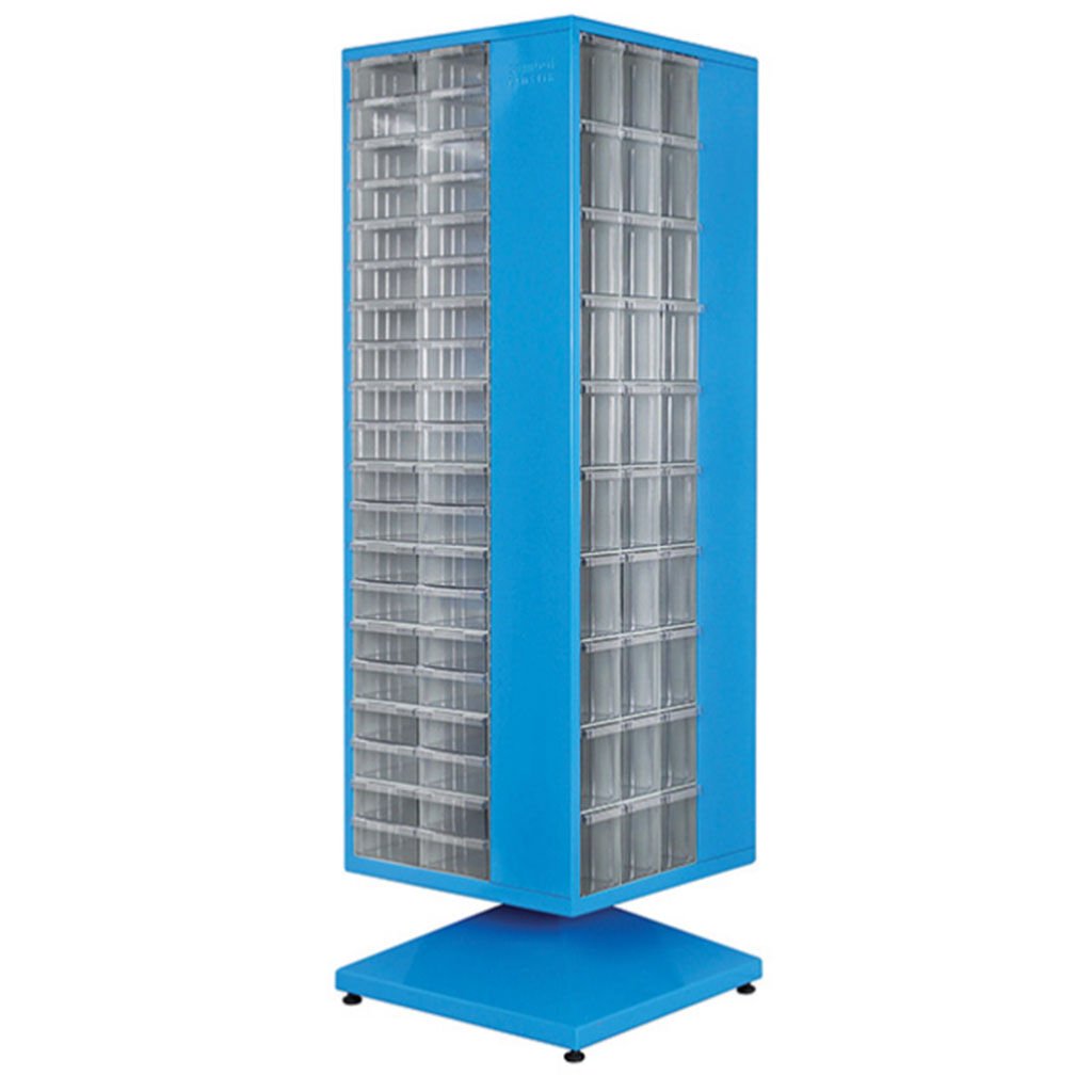 DP.205.100.20 Plastik Çekmeceli Döner Metal Dolap