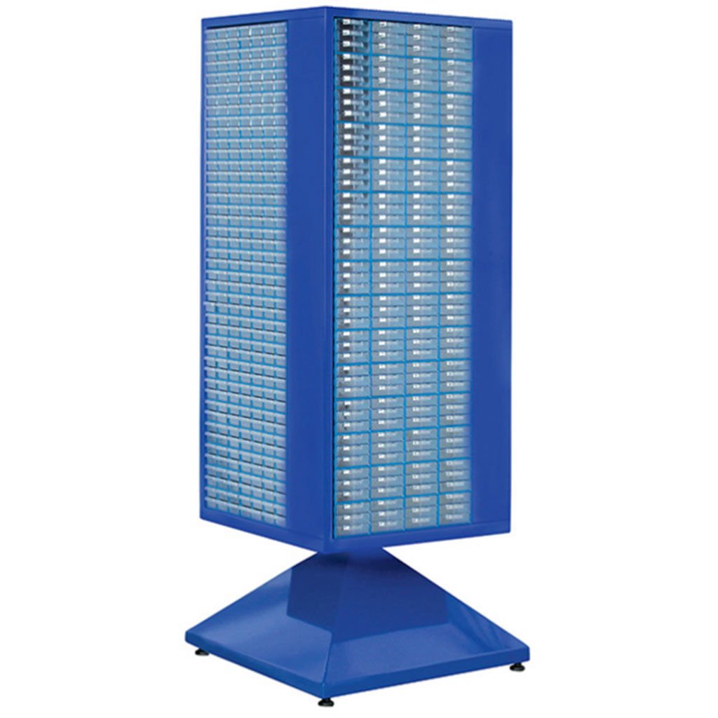 DP.205.100.21 Plastik Çekmeceli Döner Metal Dolap