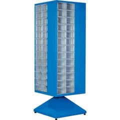 DP.205.100.24 Plastik Çekmeceli Döner Metal Dolap