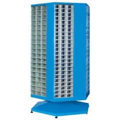 DP.205.100.28 Plastik Çekmeceli Altıgen Döner Metal Dolap