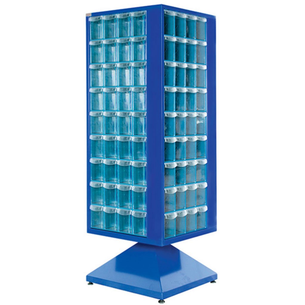 DP.205.100.32 Plastik Çekmeceli Döner Metal Dolap