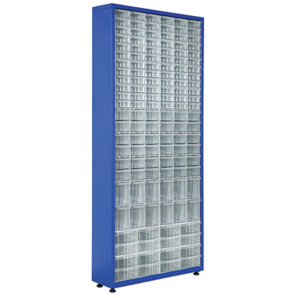 DP.205.100.02 Plastik Çekmeceli Sabit Metal Dolap