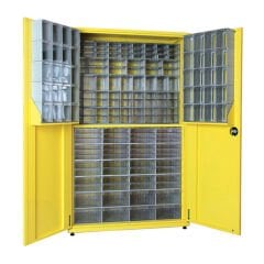 DP.205.100.25 Plastik Çekmeceli Sabit Metal Dolap