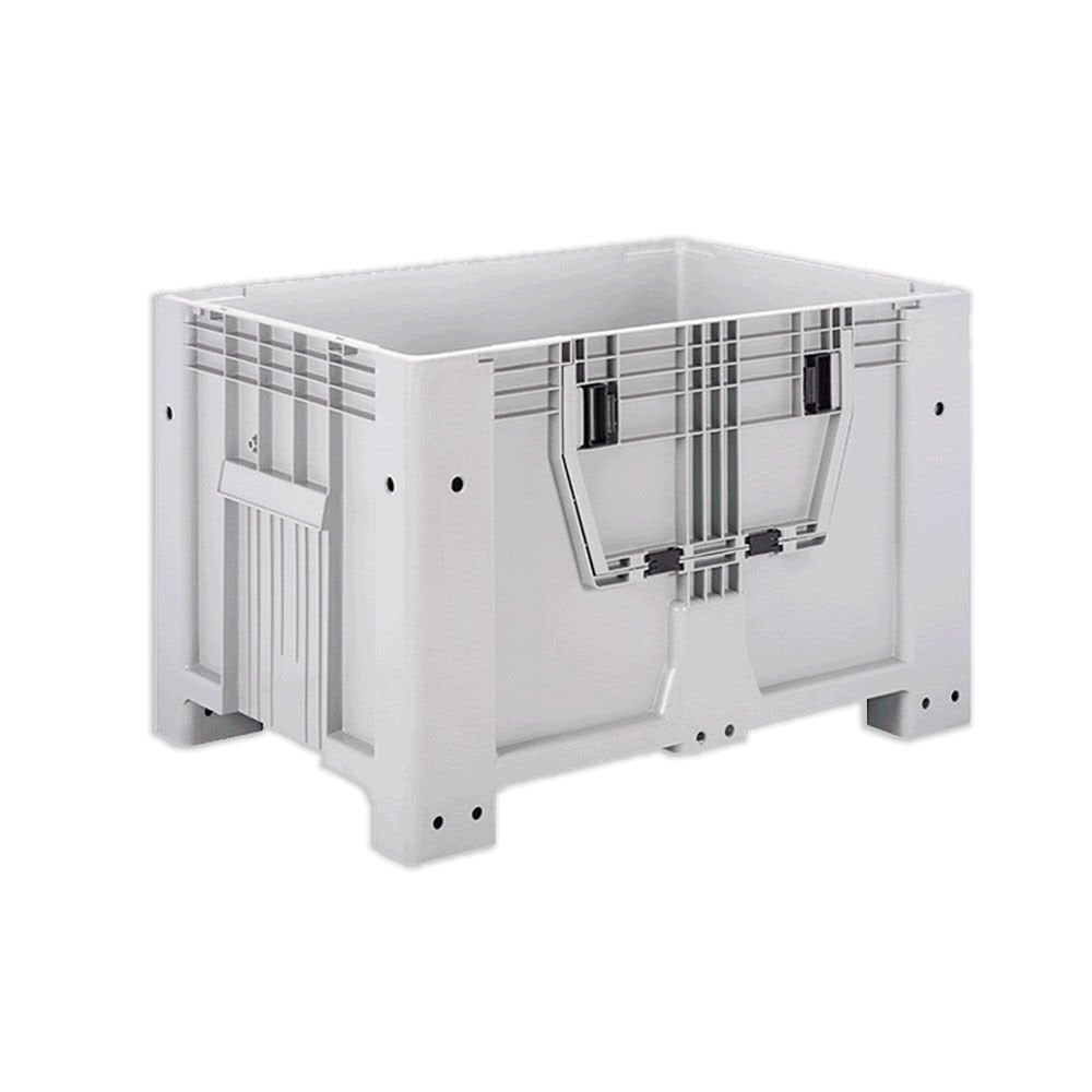 DP.210.100.05 Kapalı Tip Plastik Konteyner Kasa (Önden Açılır Kapaklı)